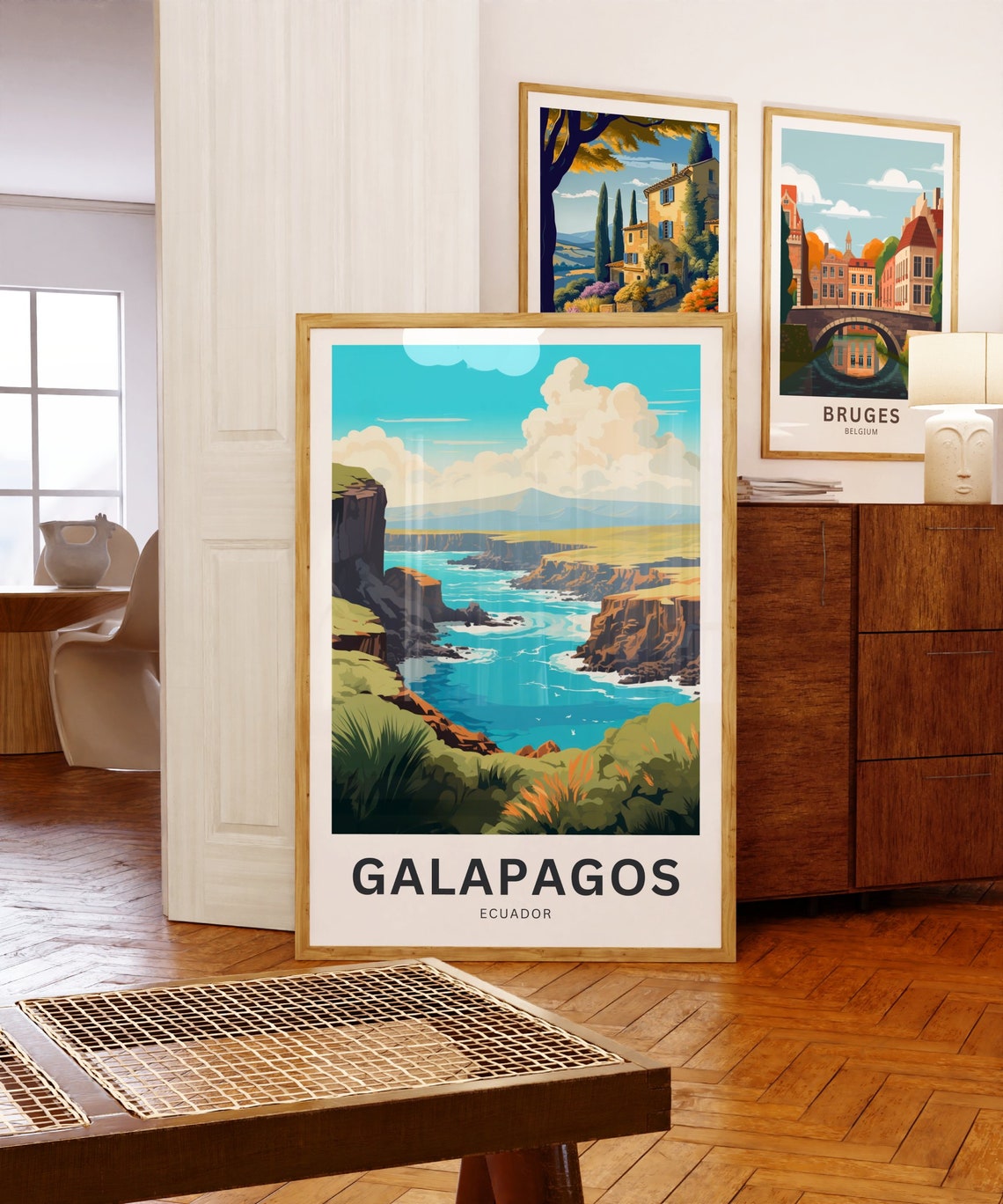 Personalized Galapagos Island Travel Print Galapagos Island Poster Ecuador Wall Art Framed Present Gift Ecuador Present - Image 5