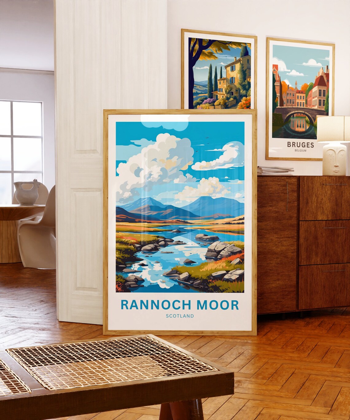 Rannoch Moor Scotland Personalized Highland Loch Travel Poster - Image 5