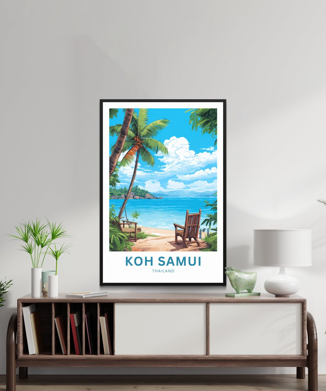 Koh Samui Travel Poster, Thailand Present Gift - Image 2