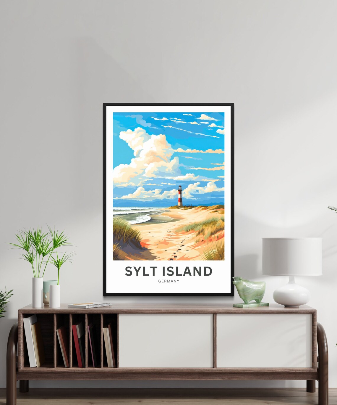 Sylt Island Travel Poster, Germany Place Print - Image 3