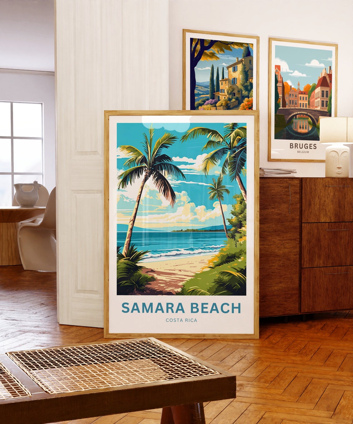 Samara Beach Travel Print Samara Beach Poster Costa Rica Wall Art Framed Present Gift Costa Rica Present - Image 5