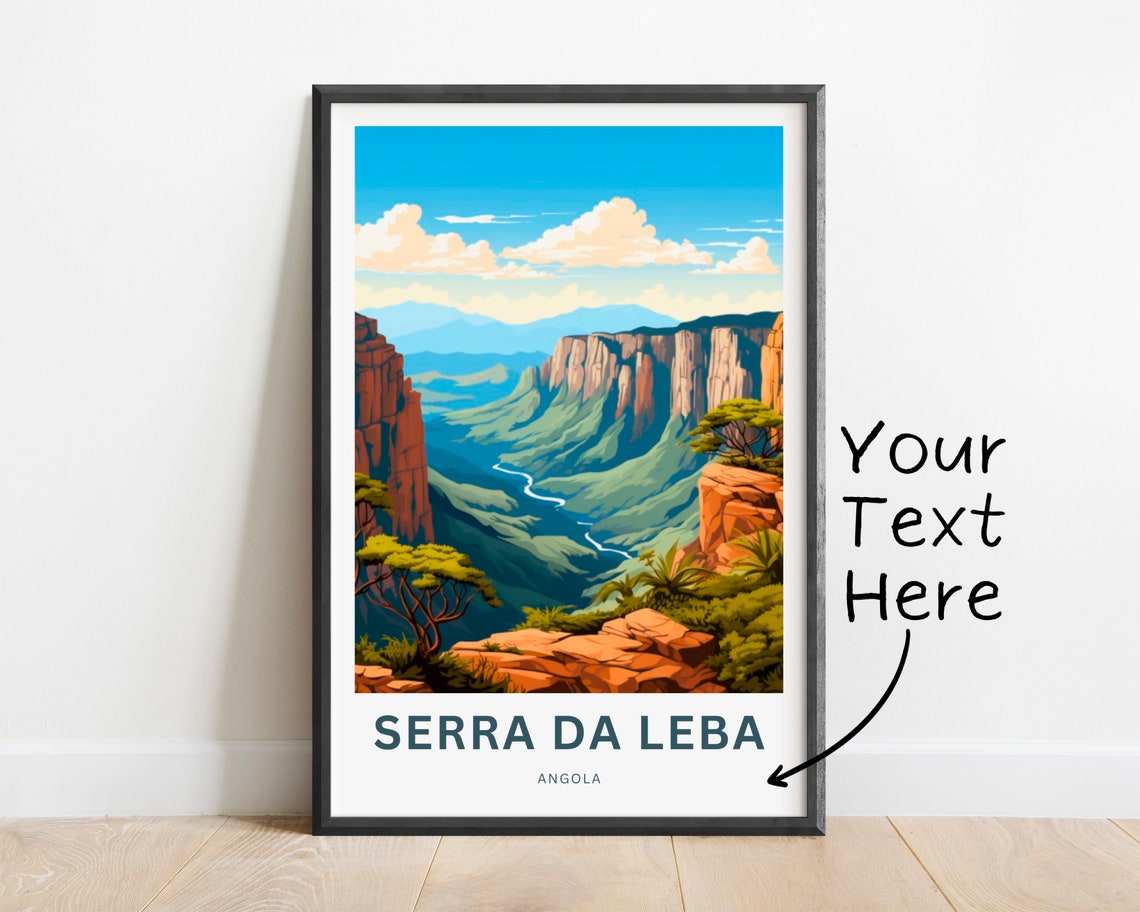 Personalized Serra Da Leba Print Serra Da Leba Poster Angola Wall Art Framed Present Gift Africa Present