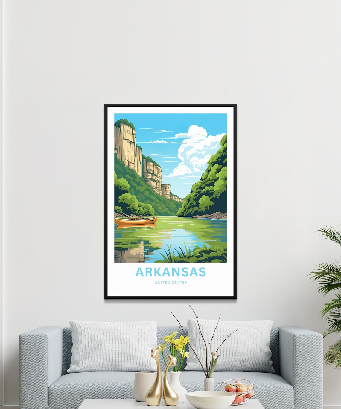 Arkansas Travel Poster, United States Wall Art - Image 3