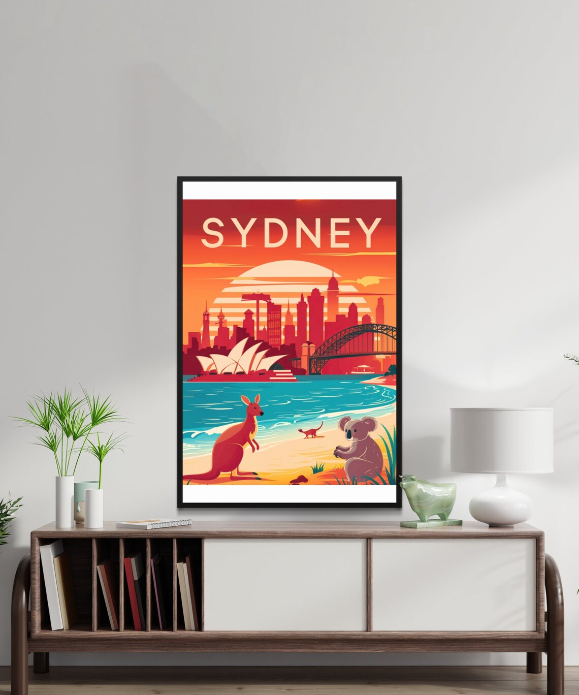 Sydney Vintage Travel Poster, Australia Wall Art - Image 2