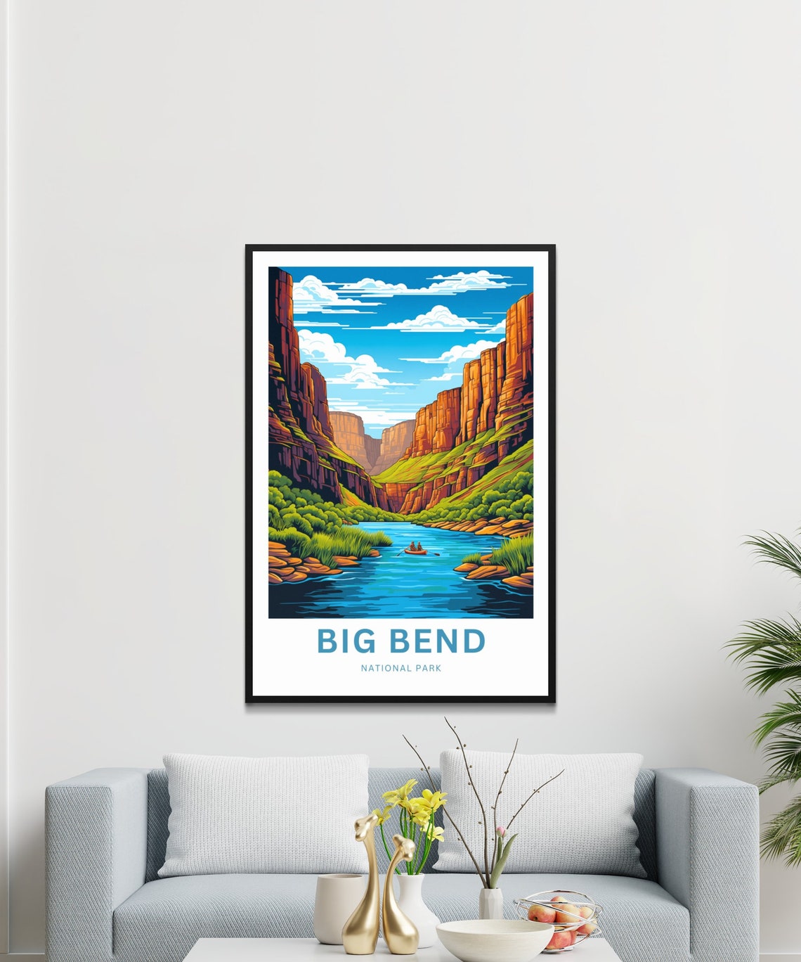 Big Bend National Park River Canyon Texas Desert Adventure Poster - Image 3