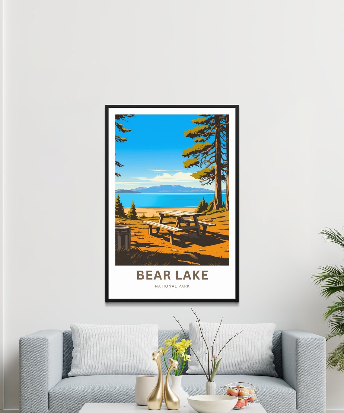 Bear Lake Travel Print Bear Lake Poster Colorado Wall Art Framed Present Gift Colorado Present - Image 3