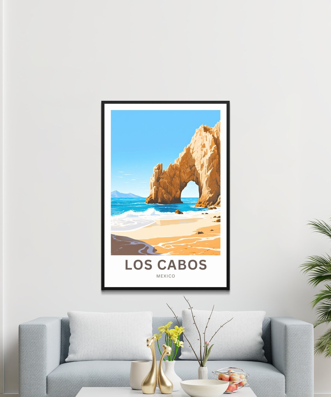 Los Cabos Travel Poster, Mexico Baja California - Image 3