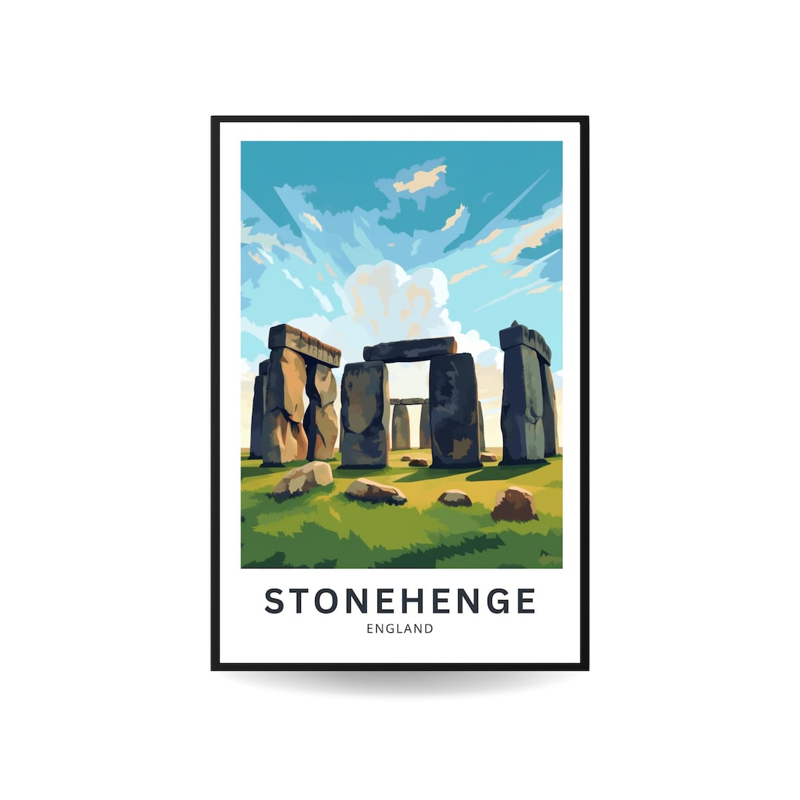 Stonehenge Travel Poster, Travel & Places - Image 2