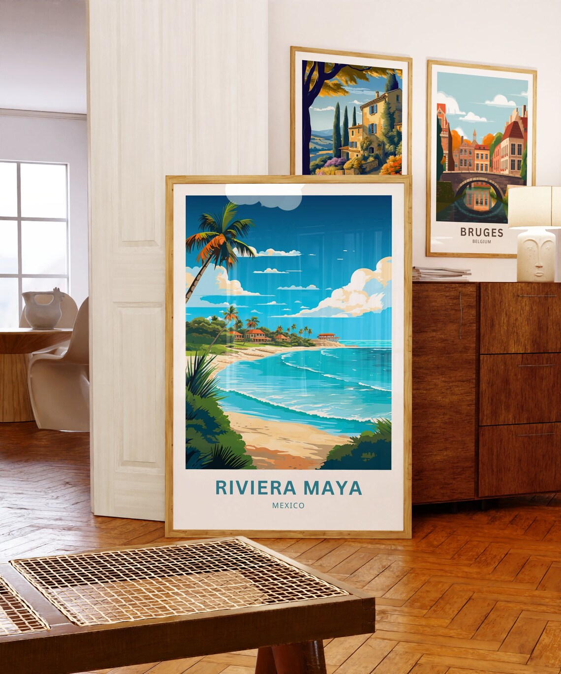 Riviera Maya Travel Poster, Mexico Wall Art - Image 5
