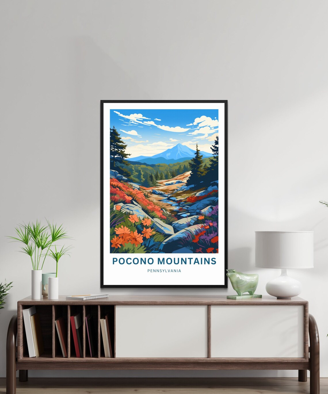 Pocono Mountains Pennsylvania Gift Travel Poster - Image 2