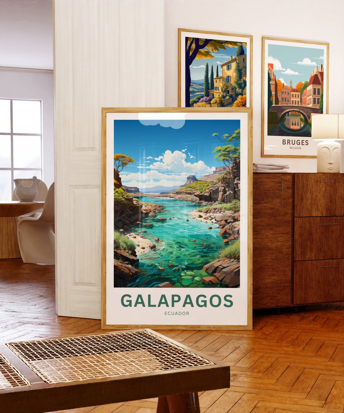 Galapagos Island Travel Print Galapagos Island Poster Ecuador Wall Art Framed Present Gift Ecuador Present - Image 5