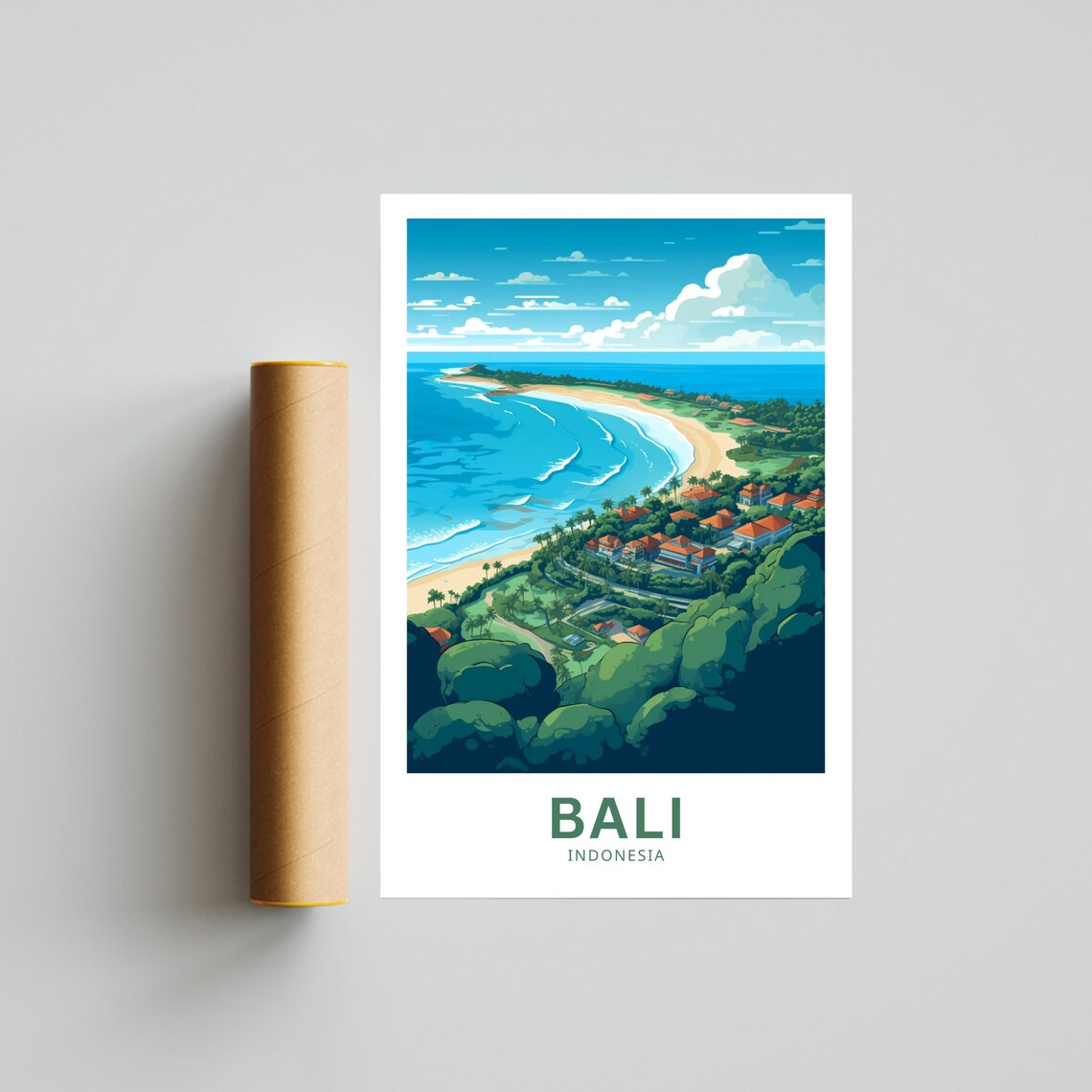 Bali Indonesia Wall Art Travel Poster - Image 4