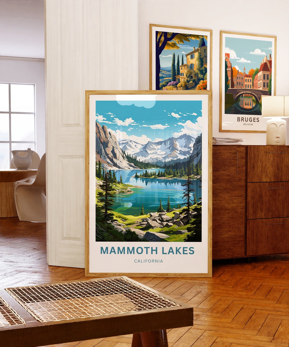 Mammoth Lakes California Alpine Lake Peaks Personalized Poster - Image 5