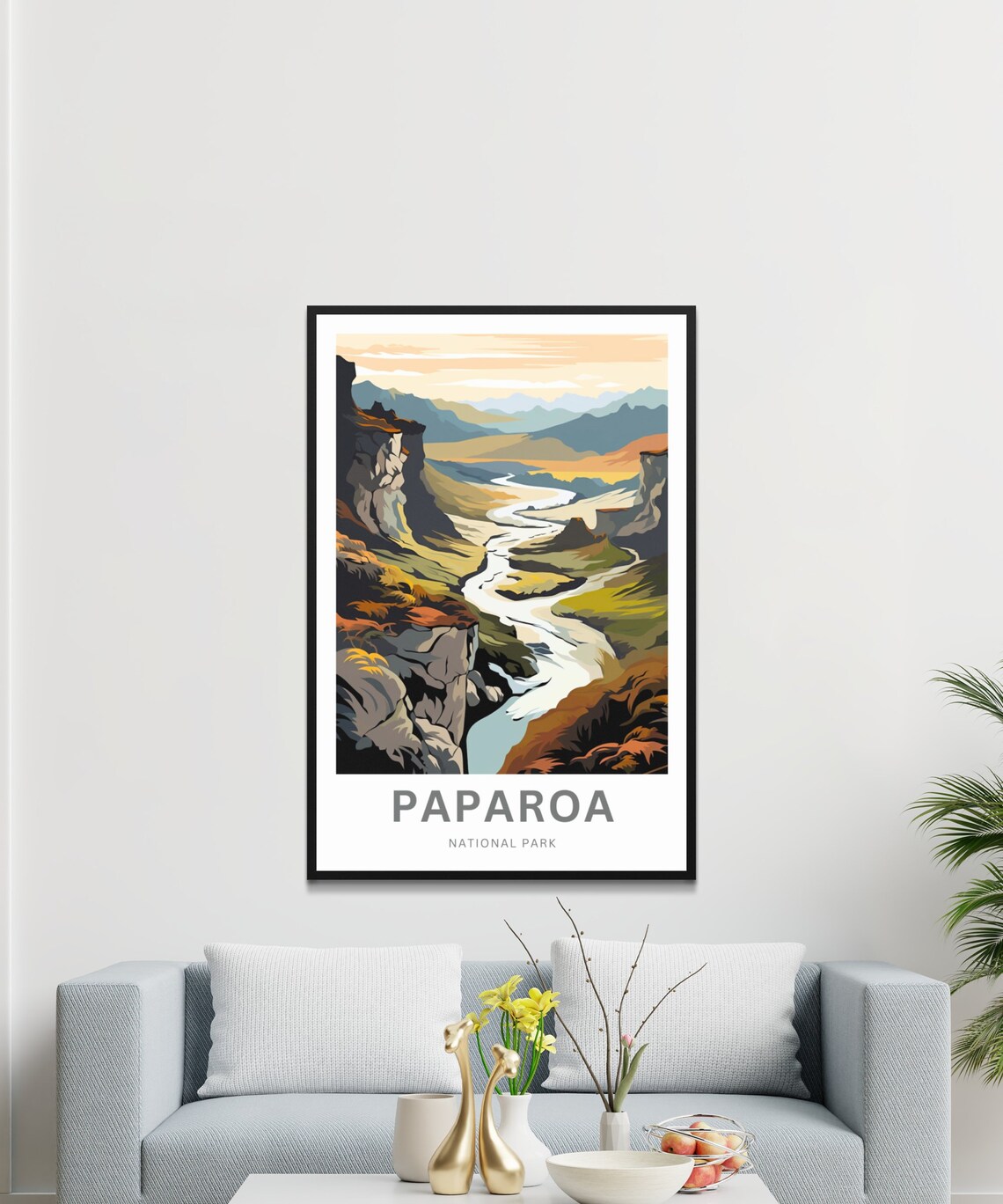 Personalized Paparoa National Park River Canyon Valley Travel Poster - Image 3