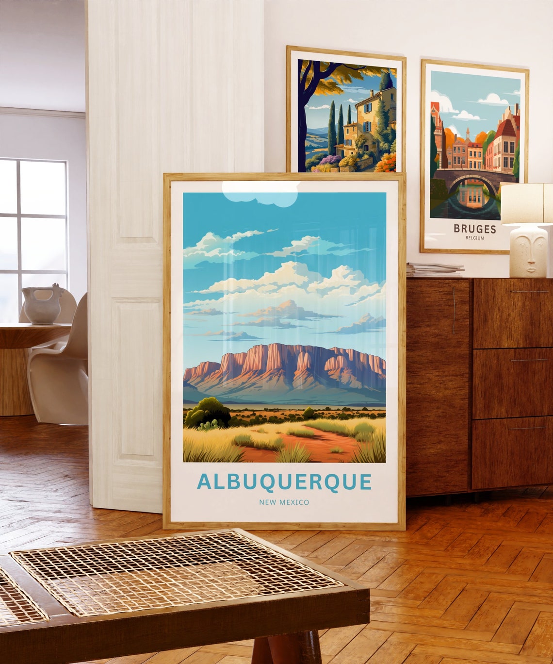 Albuquerque Personalized New Mexico Sandia Mountain Road Poster - Image 5