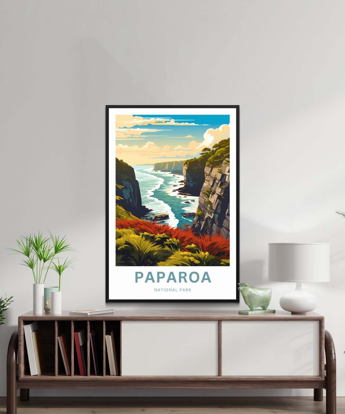 Personalized Paparoa National Park Sea Cliffs Coast Travel Poster - Image 2