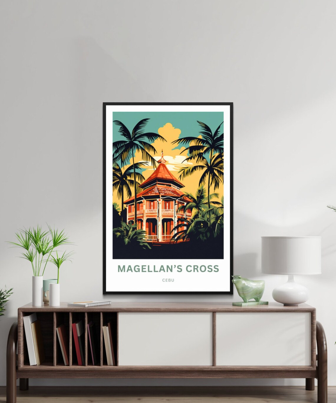 Magellan's Cross Travel Poster, Philippines Landmark - Image 2