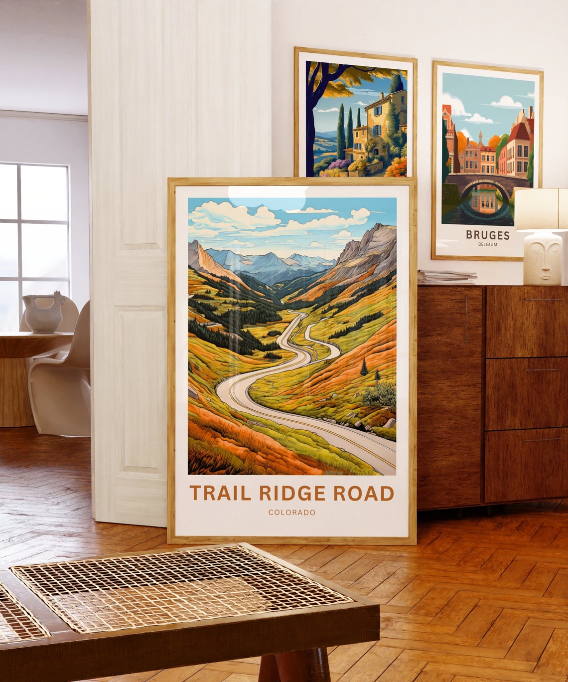 Trail Ridge Road Colorado Personalized Poster with Alpine Pass Drive - Image 5