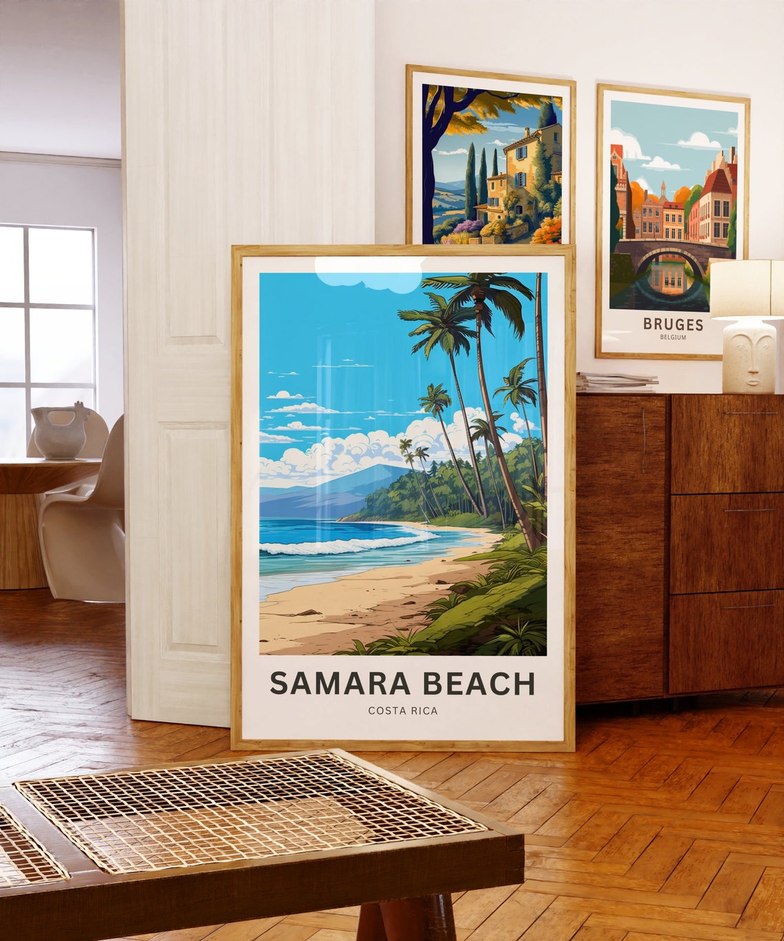 Samara Beach Travel Print Samara Beach Poster Costa Rica Wall Art Framed Present Gift Costa Rica Present - Image 5