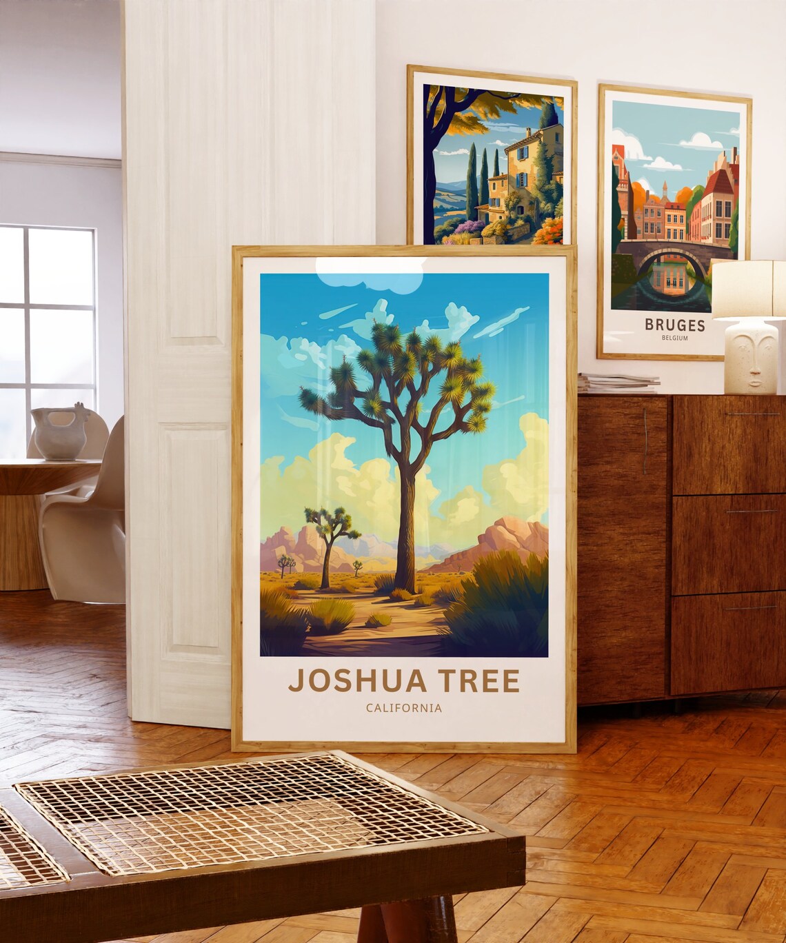 Joshua Tree California Desert Icons Golden Hour Travel Poster - Image 3