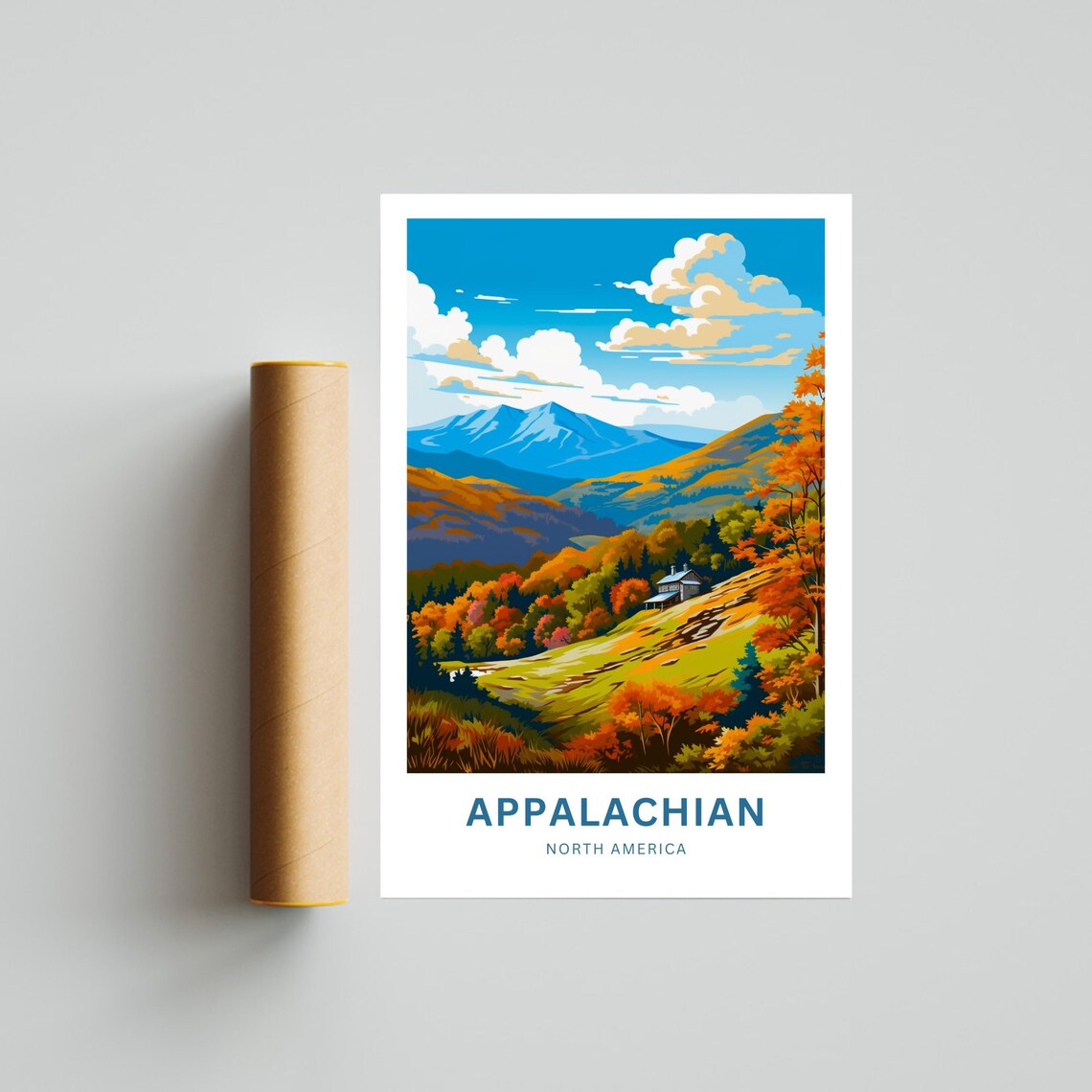 Appalachian Mountains Travel Poster, North America - Image 4