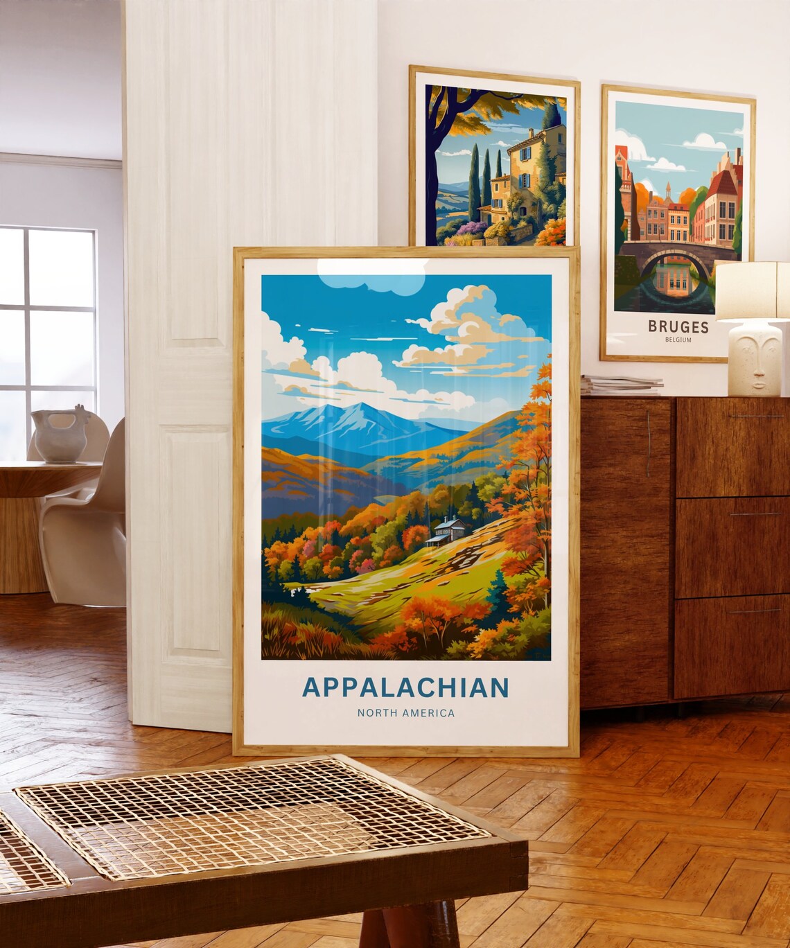 Appalachian Mountains Travel Poster, North America - Image 5