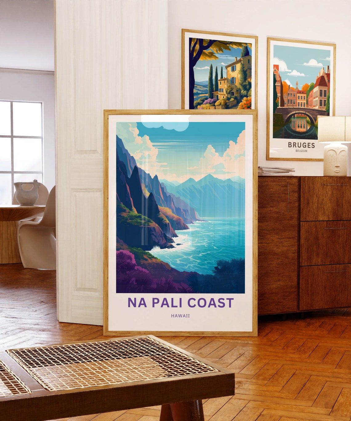 Personalized Na Pali Coast Hawaii Dramatic Sea Cliffs Ocean Poster - Image 5