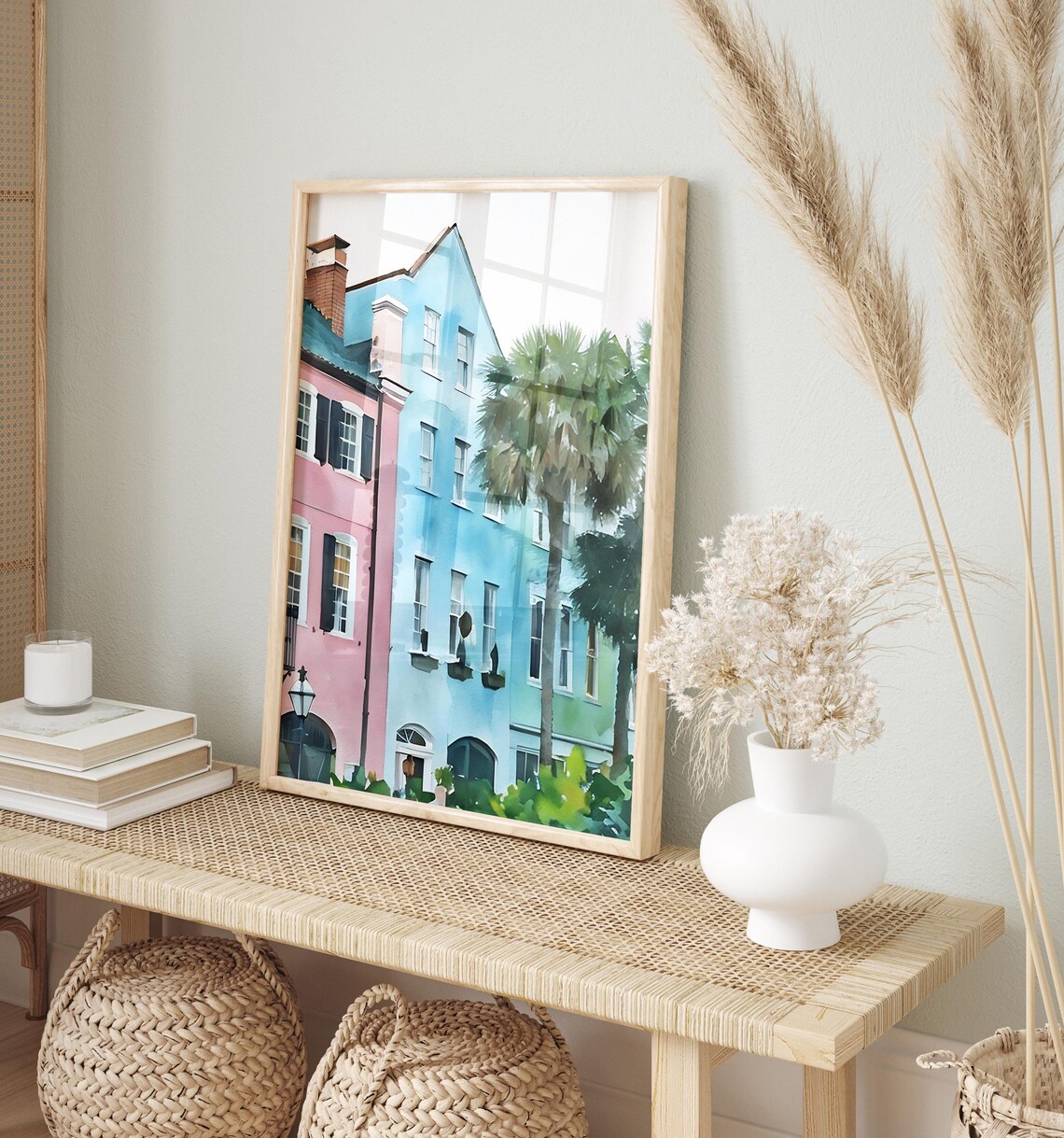 Charleston Watercolor Art Charleston Wall Art Charleston Painting Charleston Artwork Travel Poster Print Charleston Art Print - Image 2
