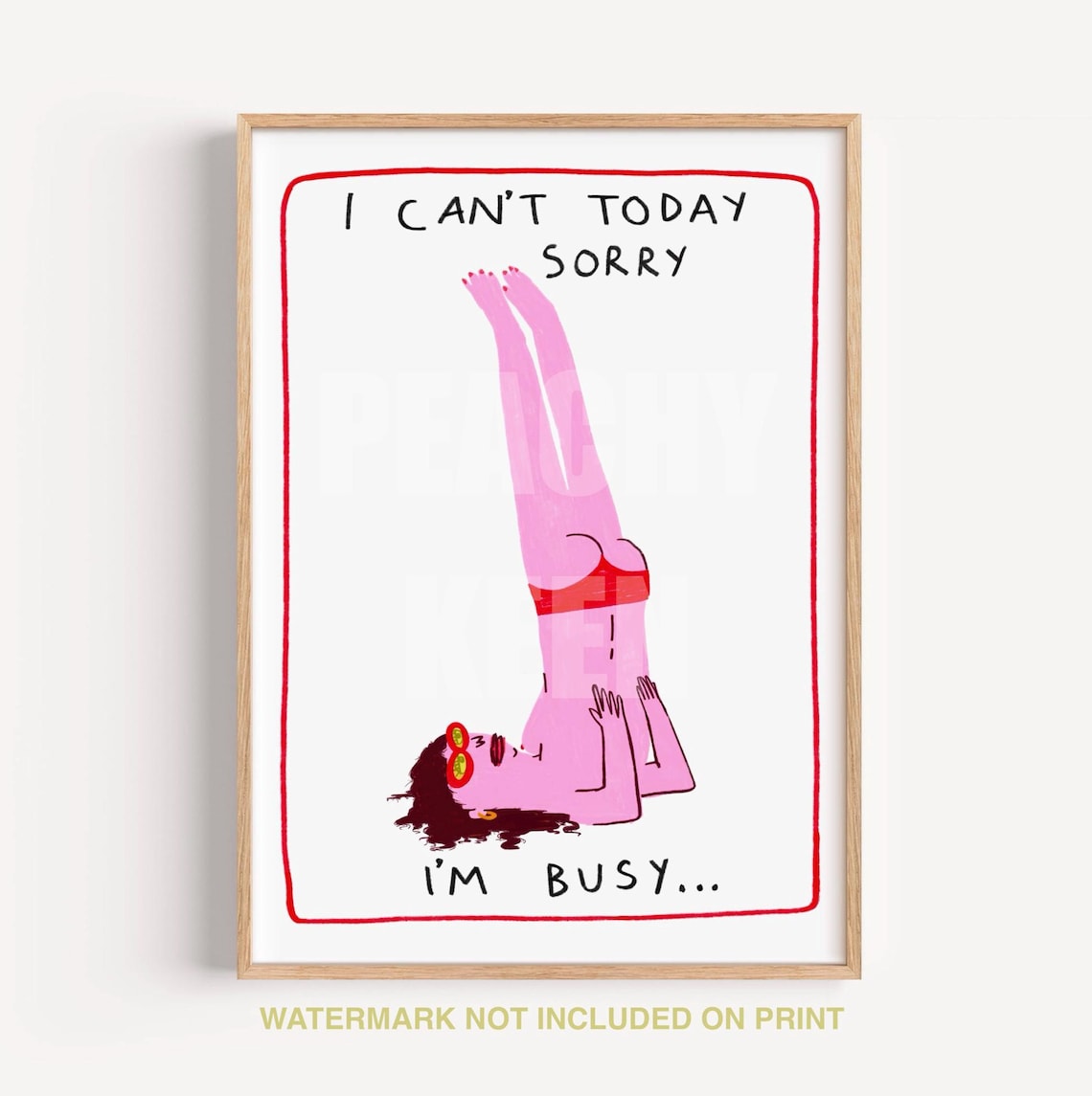 Staying Home Introvert Art Print, Cosy Girl Poster