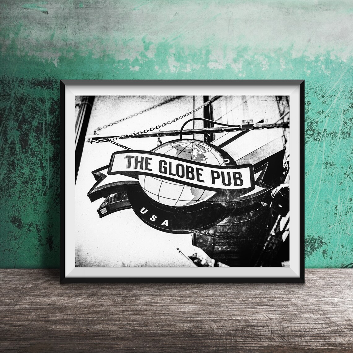 Chicago Bar The Globe Pub Unframed Photography Print North Center Chicago Soccer Football Bar Wall Decor Photo Art Bar Room Print - Image 2