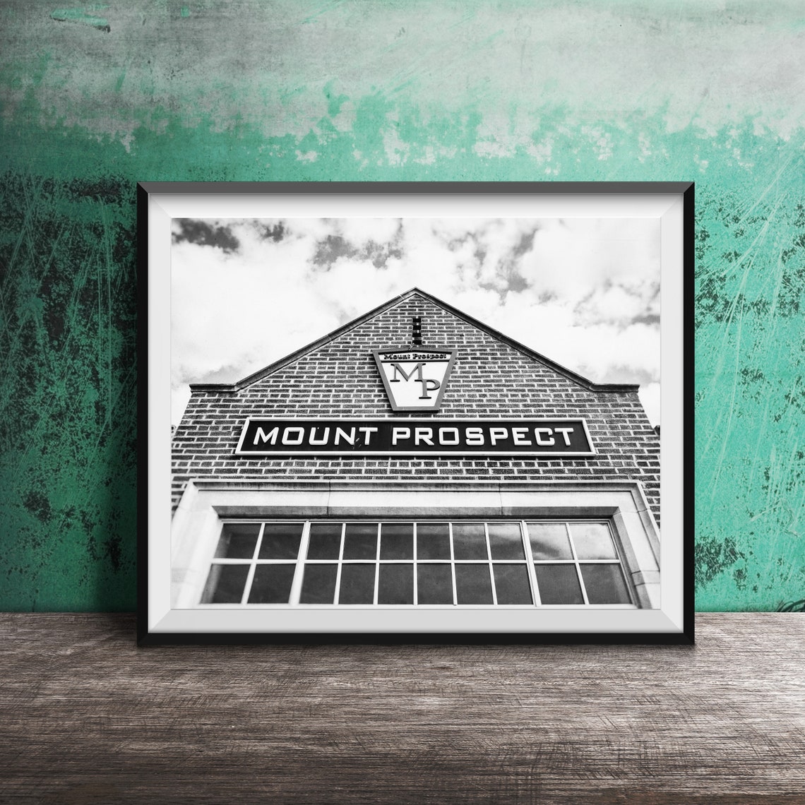 Mount Prospect Illinois Train Station Sign Photography Poster - Image 2