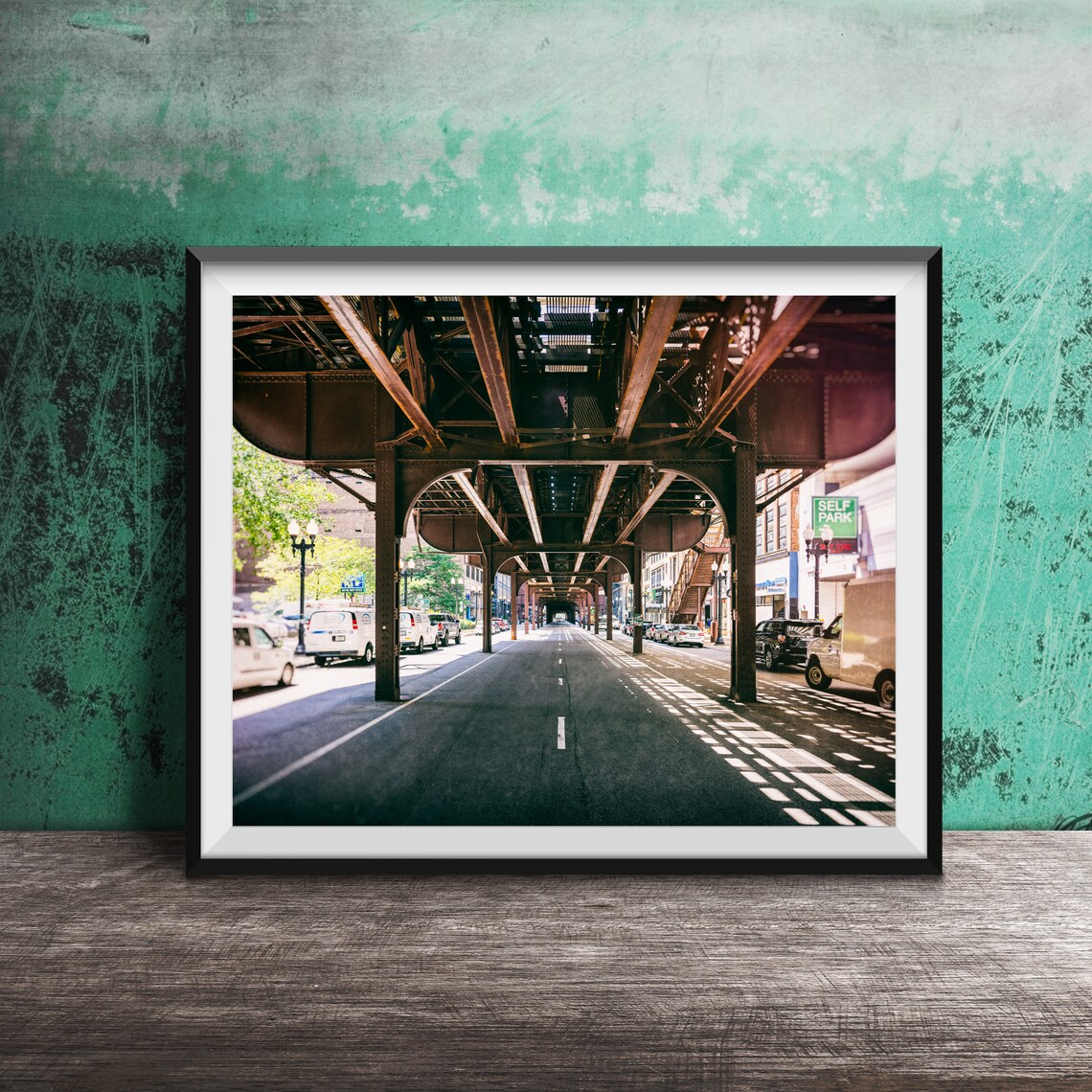 Chicago Elevated Train Tracks - Photography
