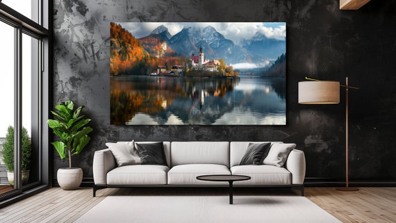 Germany Nature Mountains Luxury Design Print Picture Home Decor Wall Art Gift Room Decor Ready To Hang
