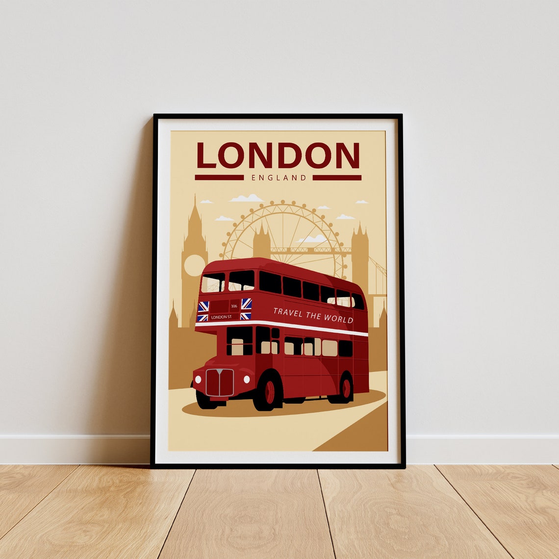 London Travel Posterlondon Wall Artlondon Poster Printbig Ben Towertravel Posterwall Art Decordigital Art Downloadwall Art - Image 2