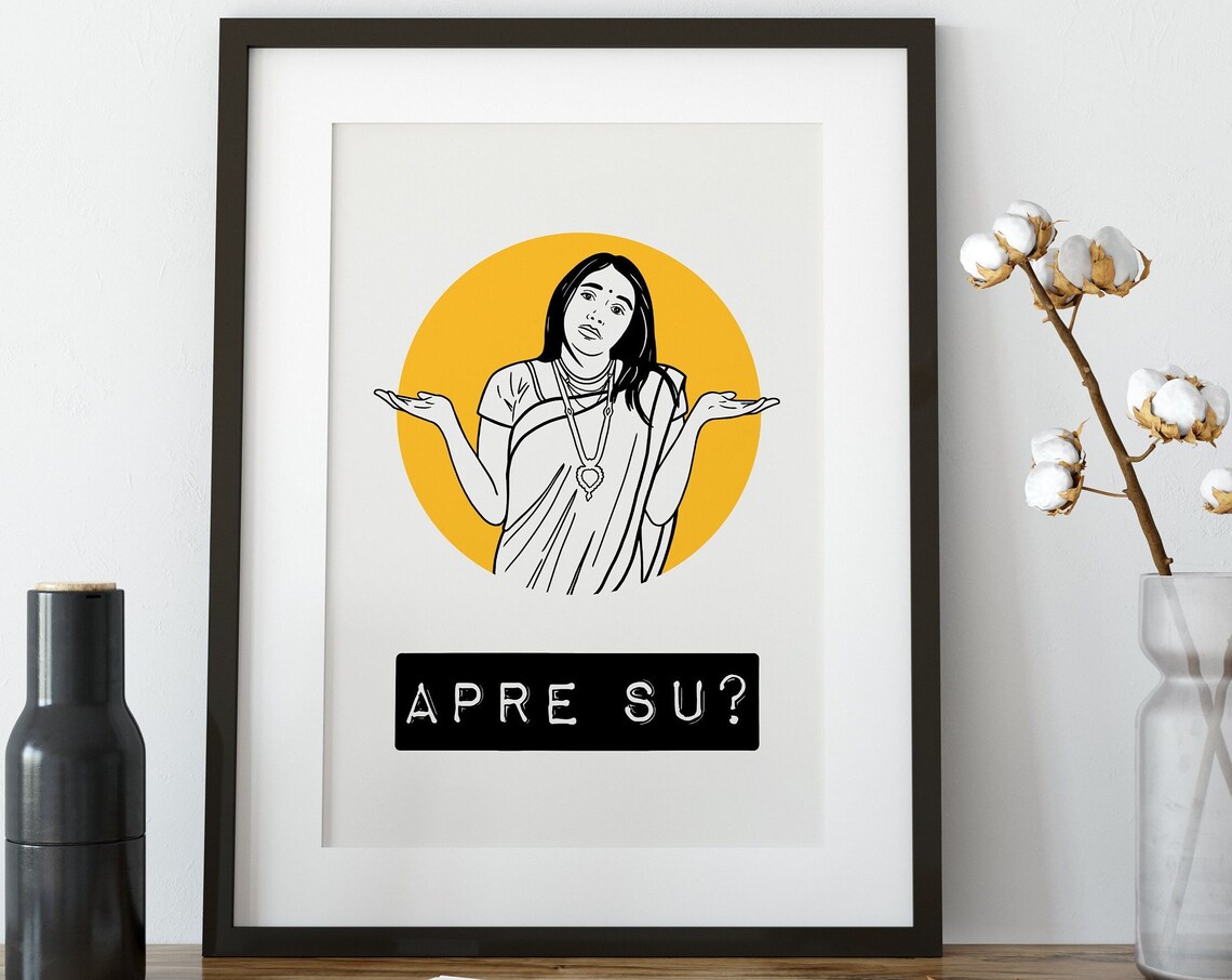 Apre Su Indian Desi, Wall Art Print