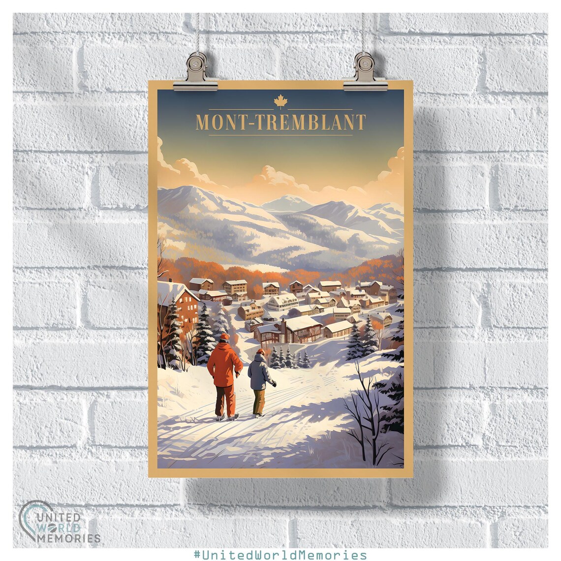 Mont Tremblant Winter Splendor Travel Poster