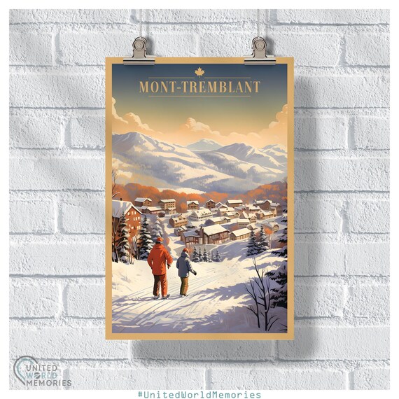 Mont Tremblant Winter Splendor Travel Poster