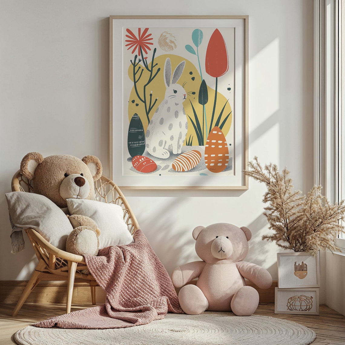 Easter Bunny, Easter Nursery Decor - Image 3