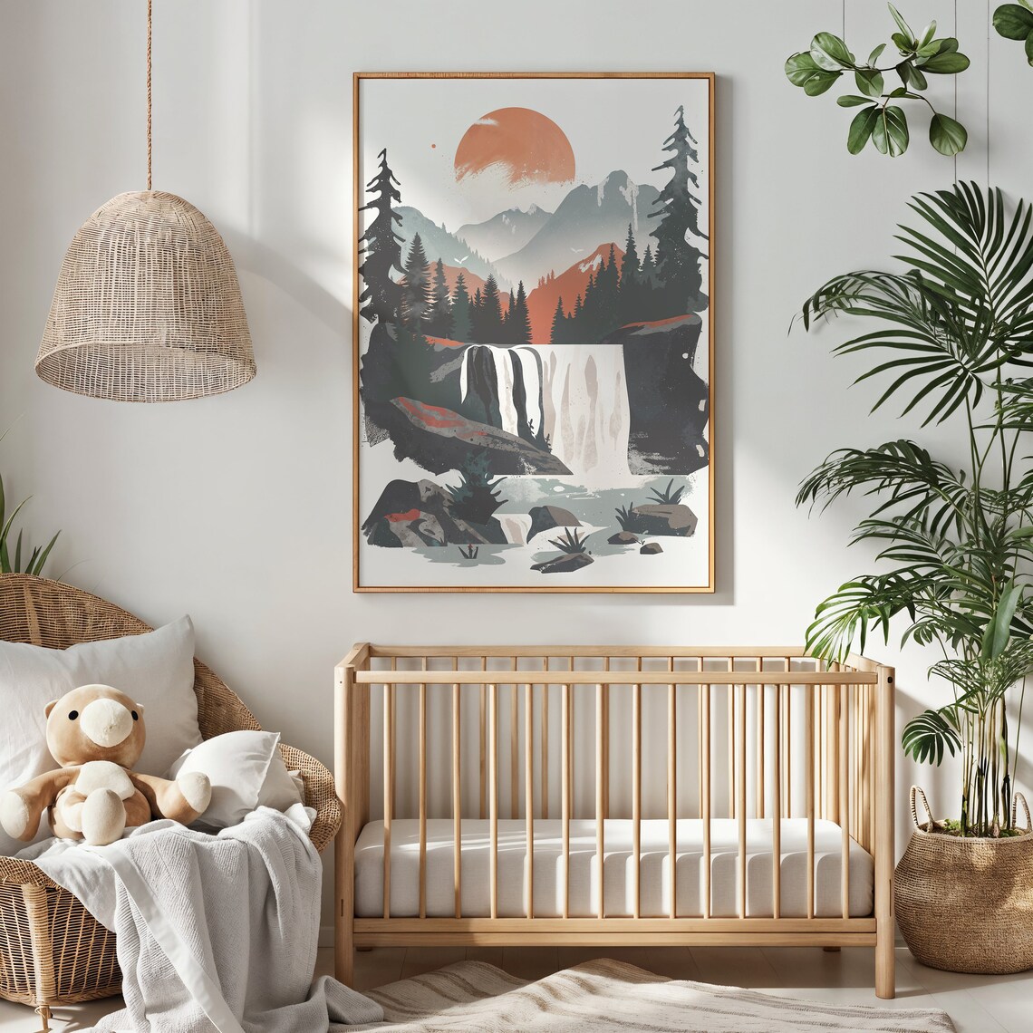 Mountain Landscape Nursery Art Print, Adventure Decor - Image 2
