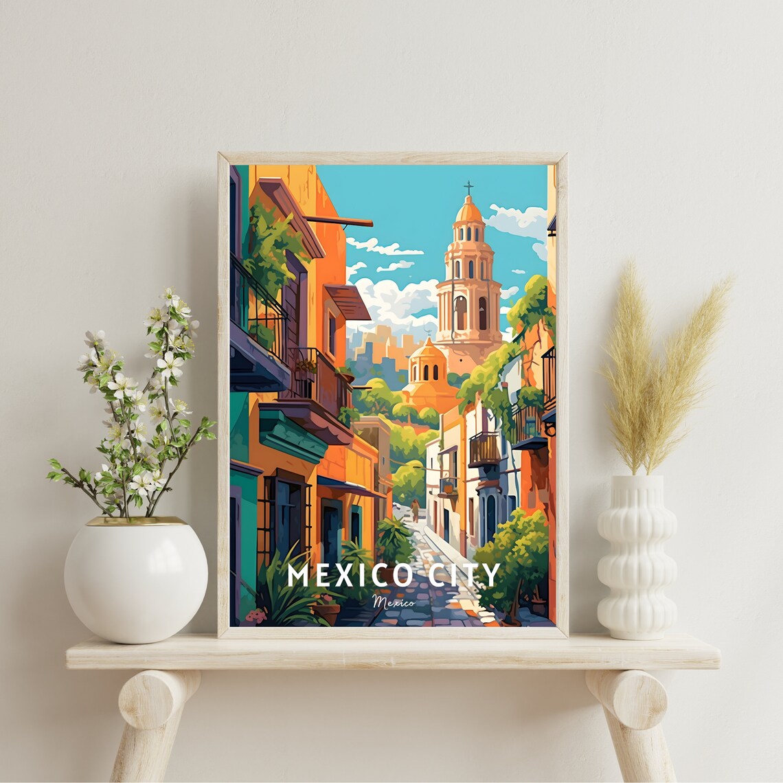 Mexico City Travel Poster, City Print - Image 2