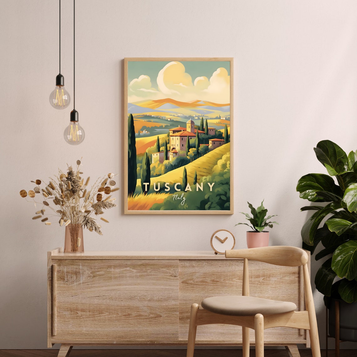 Tuscany Italy Wall Art Travel Poster - Image 2