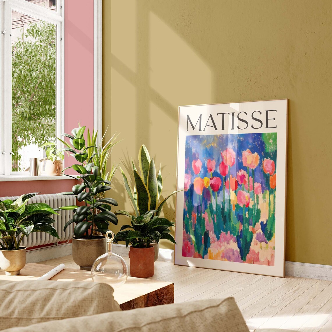 Matisse Style Tulip Field Fauvist Floral Exhibition Art Poster - Image 4