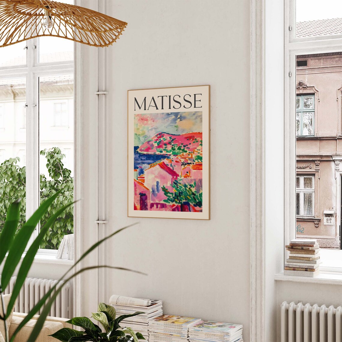 Matisse Coastal Landscape Gallery Exhibition Pink Coast Poster - Image 2