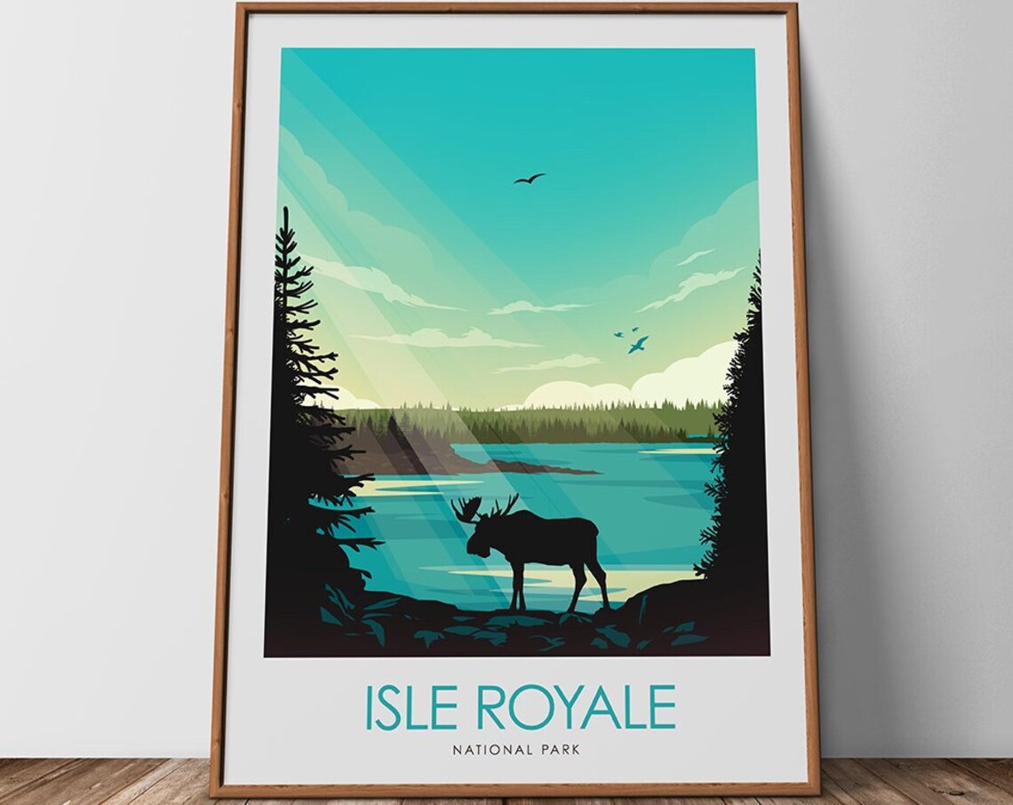 Isle Royale National Park Art Print - Image 3