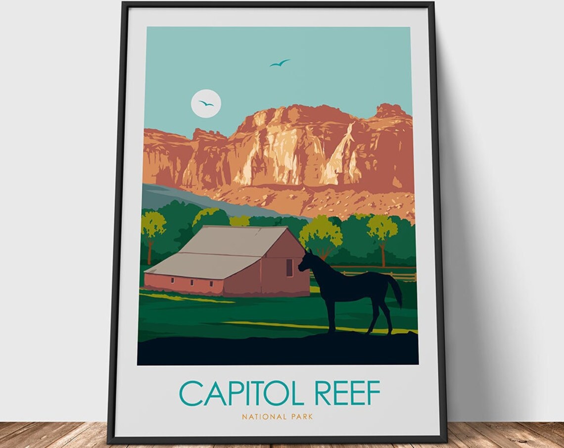 Capitol Reef National Park Travel Poster - Image 3