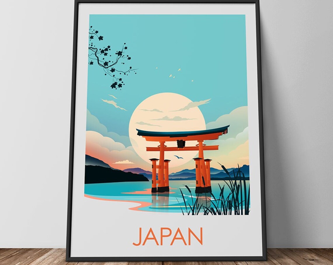 Japan Torii Gate Travel Poster - Image 3