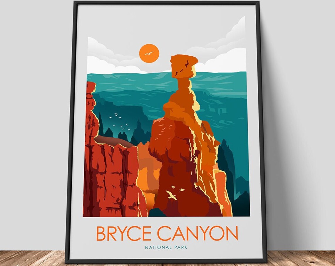 Bryce Canyon National Park Travel Poster - Image 3