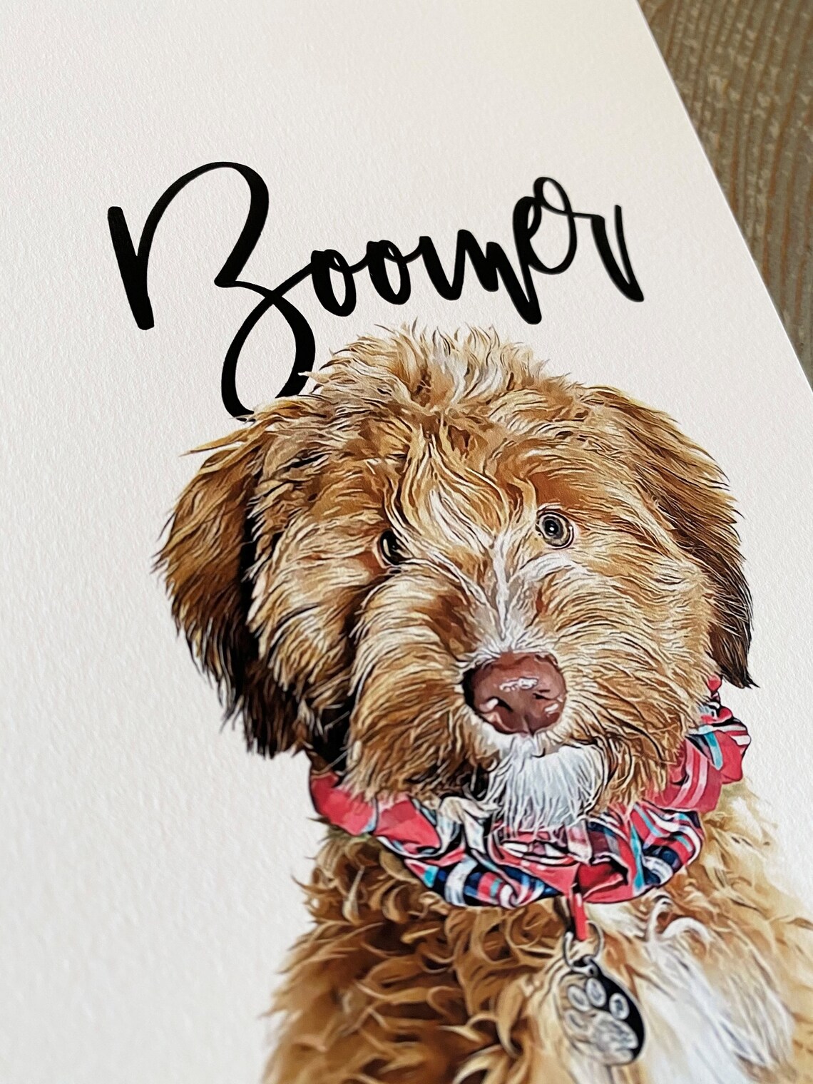 Custom Pet Portrait, Dog or Cat Portrait Art Print - Image 2