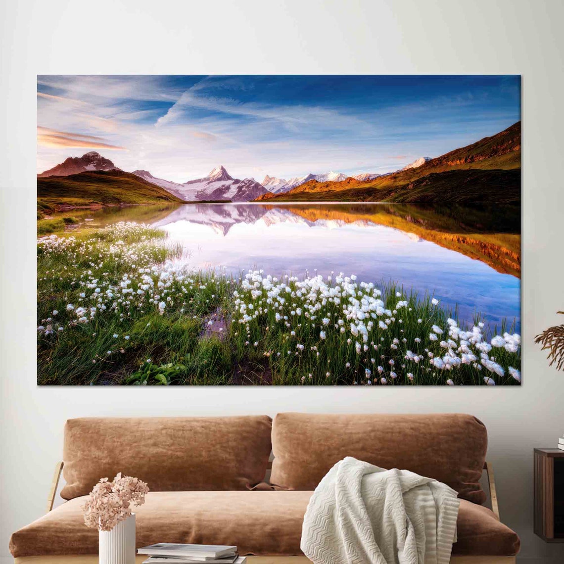 Bachalpsee Lake Swiss Alps Matterhorn Reflection Sunrise Nature Poster