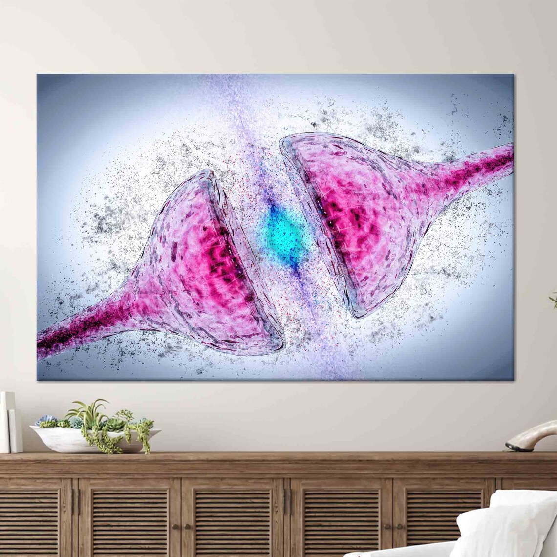 Neurology Brain Art, Science Wall Art Print